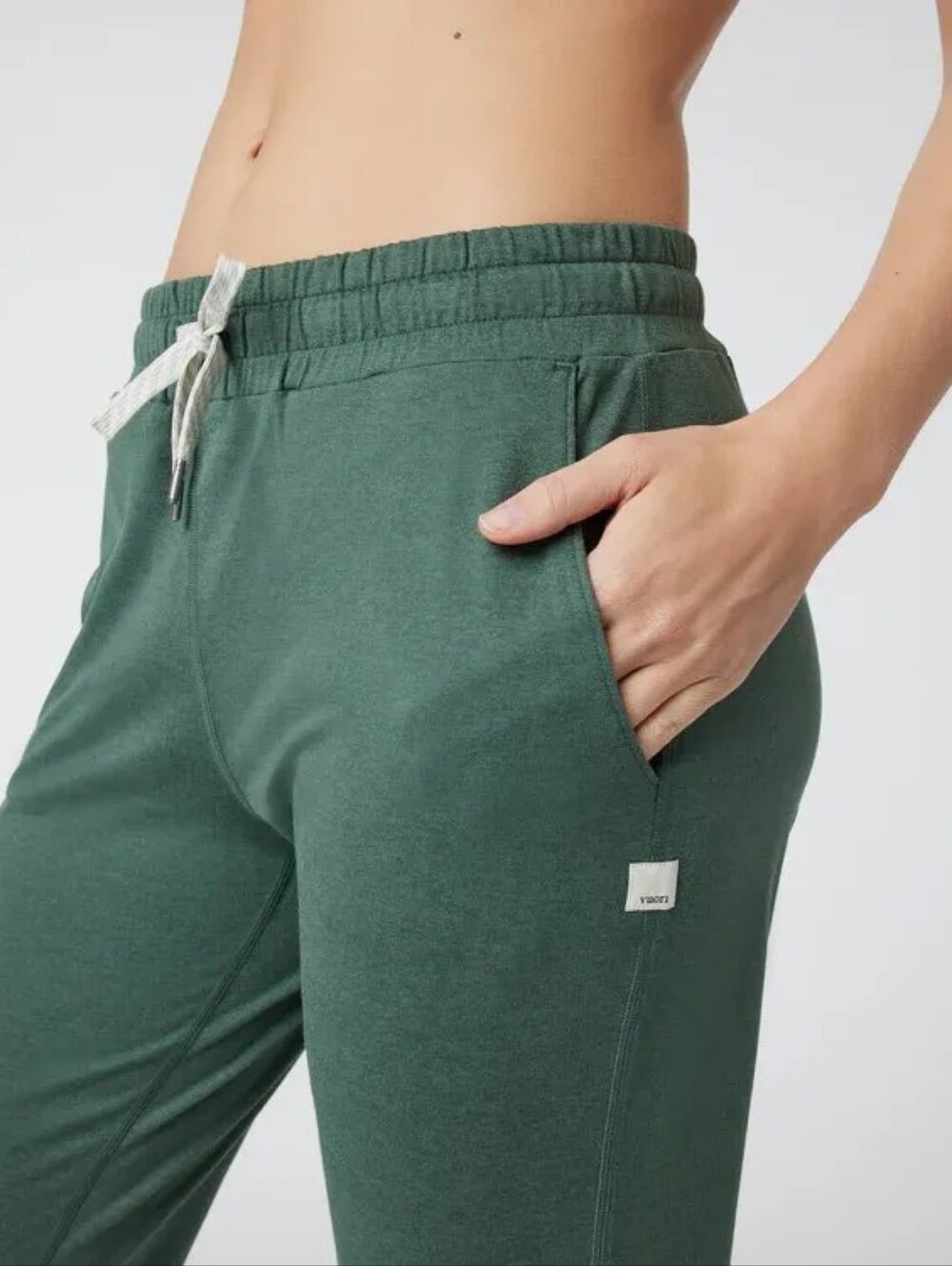 Vuori Performance Dreamknit Jogger Women's M Heathered Green Athleisure Lounge